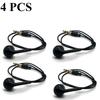 1-4pcs 3.5mm Single Side Mono Earphone In Ear Earbud Headset Headphone For Phone Mp3 Walkie Talkie Computer Bluetooth Tablet Pc