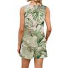 Women's Summer Floral Print Square Neck Sleeveless Tank Top and Shorts Set with Pockets - Casual 2 Piece Outfit