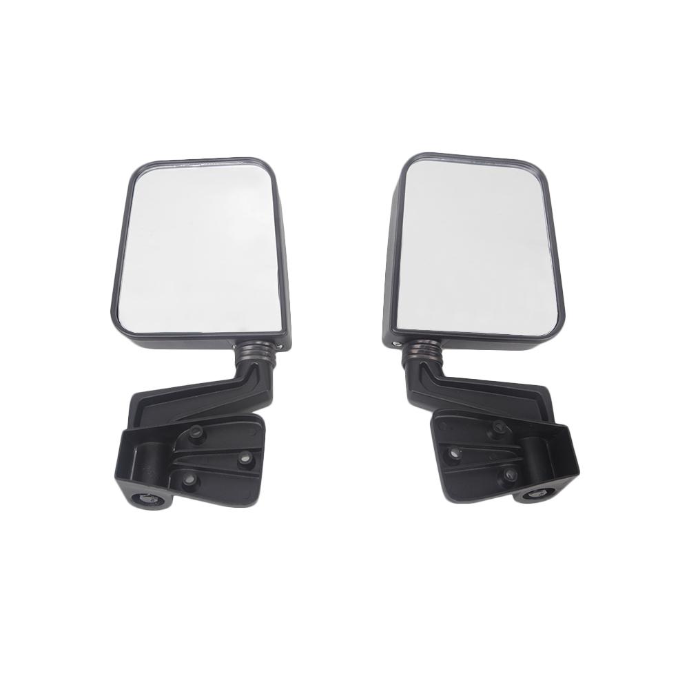 

For Jeep Wrangler TJ 1996-2006 Manual Rearview Mirror Left & Right Side Rear View Mirrors