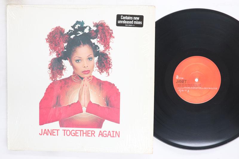 

12-дюймовая пластинка JANET JACKSON Together Again Y3862372438386 Virgin 1997 США Танцевальная Электроника Б/у