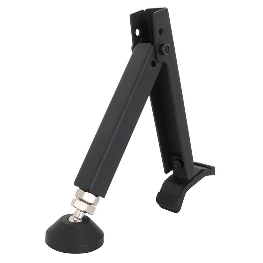 Motorcycle Single Side Paddock Stand Wheel Stand Support Foldable Aluminum Black