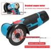 Lithium Battery Brushless Angle Grinder & Cutting Machine with Pistol Grip