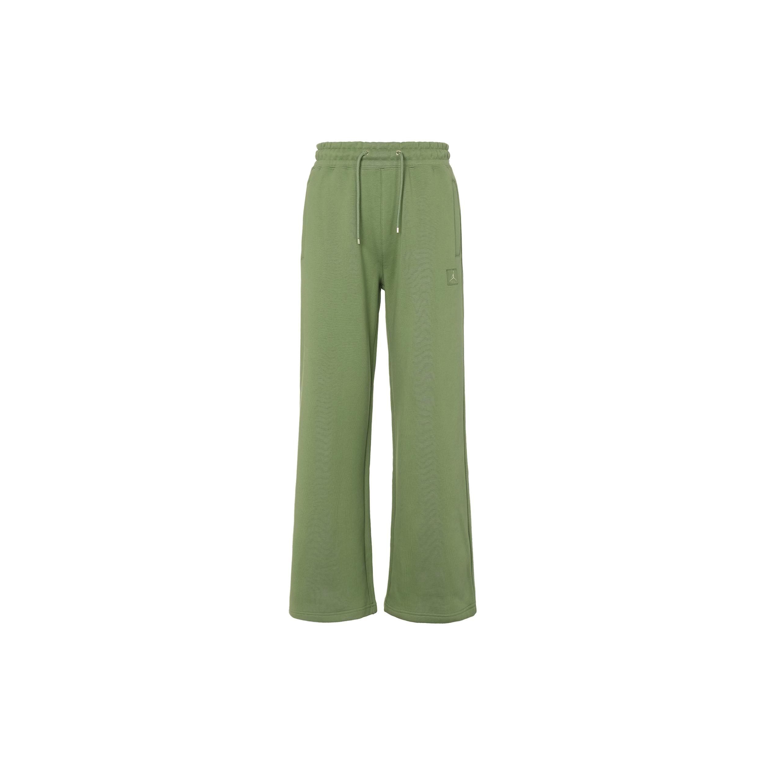 

New Jordan Flight Knitted Sweatpants Women s Light Olive Yellow FD7225-340 L