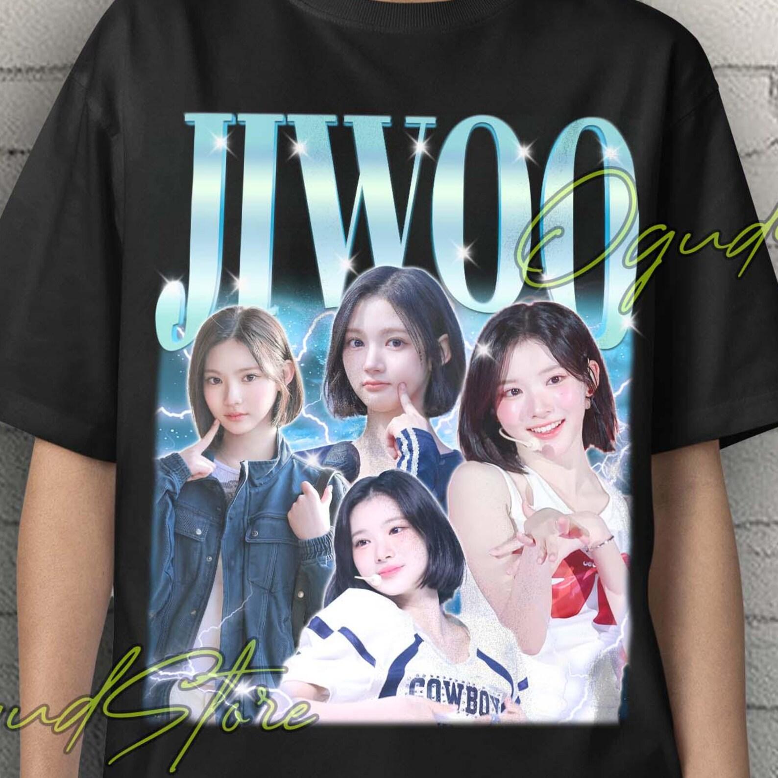 Jiwoo Kpop Idol Meme Shirt: Funny Graphic Tee S