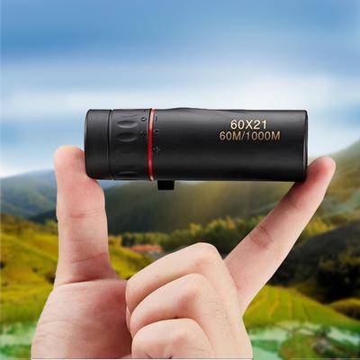 60x21 Powerful Zoom Mini Portabletelescope High Definition Monocular Long Range Binoculars Low Light Night Vision Camping