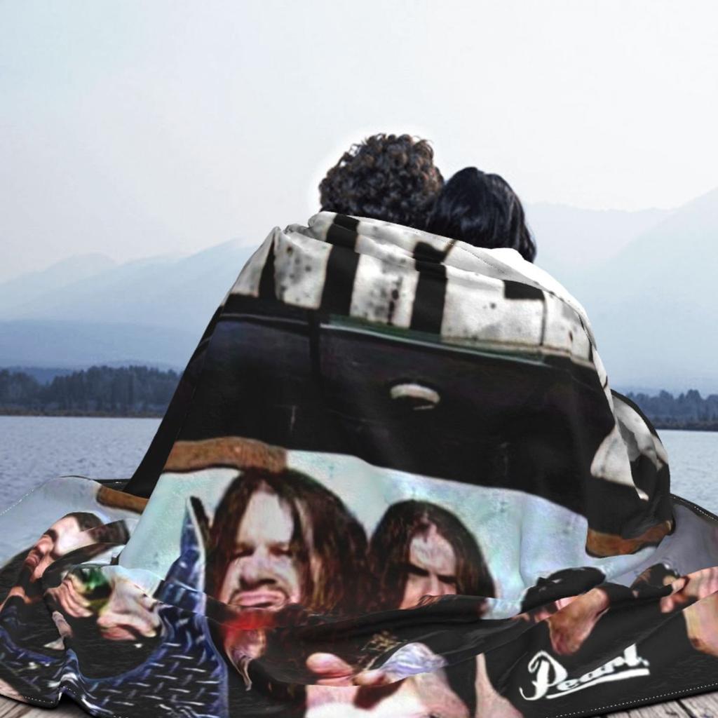 US Pantera Band Dimebag Darrell Poster Decke Weiche Warme Flanell Überwurfdecke Plüsch für Bett Wohnzimmer Picknick Reisen Zuhause Sofa