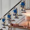 Christmas Stair Bow Ornament Nordic Home Decor New Party Atmosphere