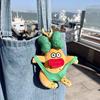 Cute Plush Keychain for Backpack Funny Ugly Doll Keyring Charm Crazy Character Toy for Bags Keys Schoolbags