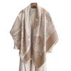 Korean Version Of Imitation Cashmere Scarf Women'S Winter Warmth Thickened Versatile Animal Tassel Square Scarf Shawl Scarf