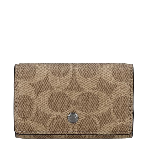 Coach CAR00 Men's QBTN2 Keychain, One Size [Parallel Import]