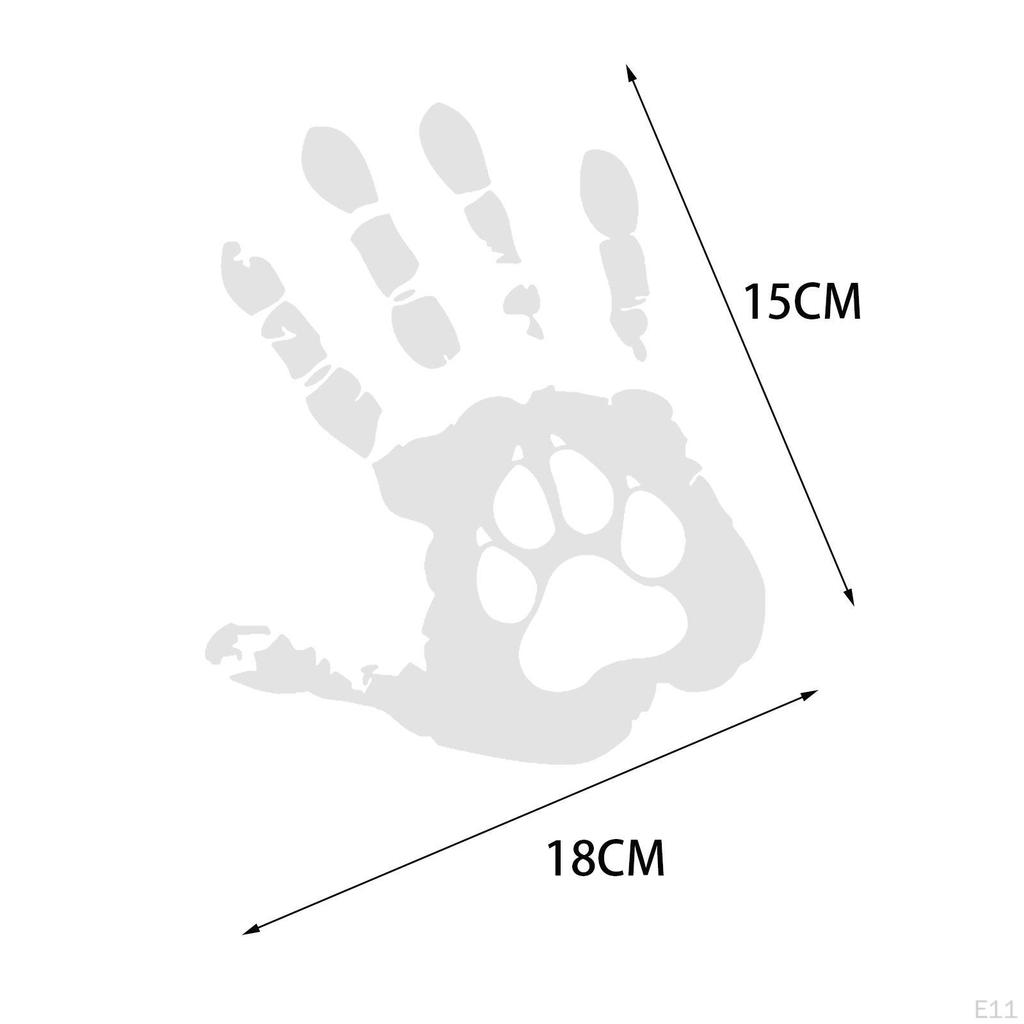 Creative Hand Prints Decal Sticker Decorative Art Decor Waterproof Ornament Paste PVC Print for