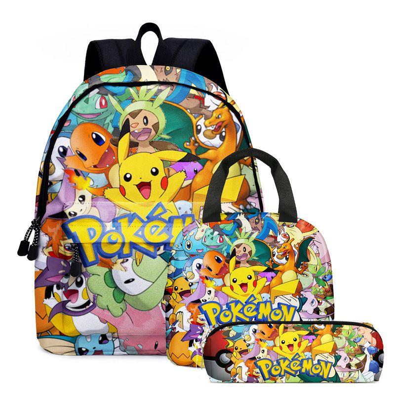 Sada batohu Pikachu s svačinovým boxem a penálem pro děti Dokonalá školní dárková sada