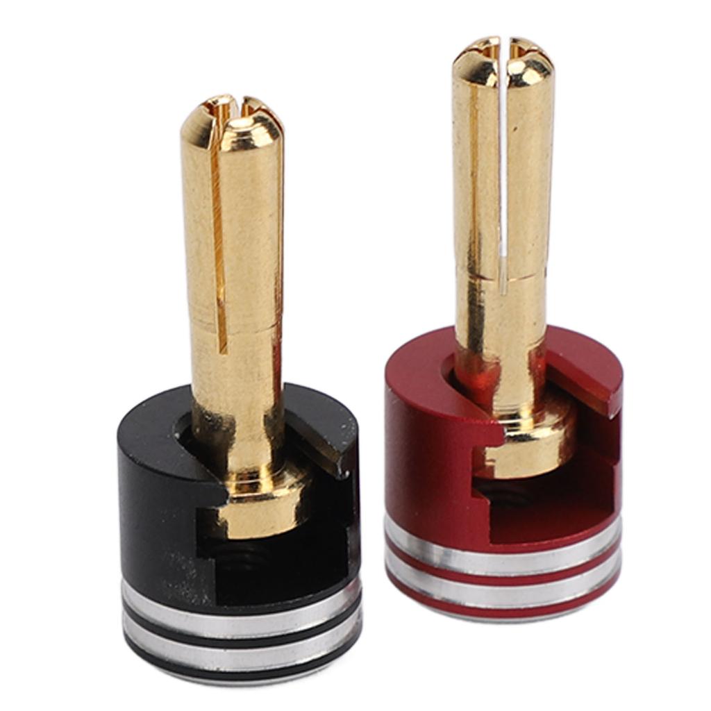 Heatsink  Plug Grip Aluminium Alloy and Copper Banana Plug Connectors with Heatsink