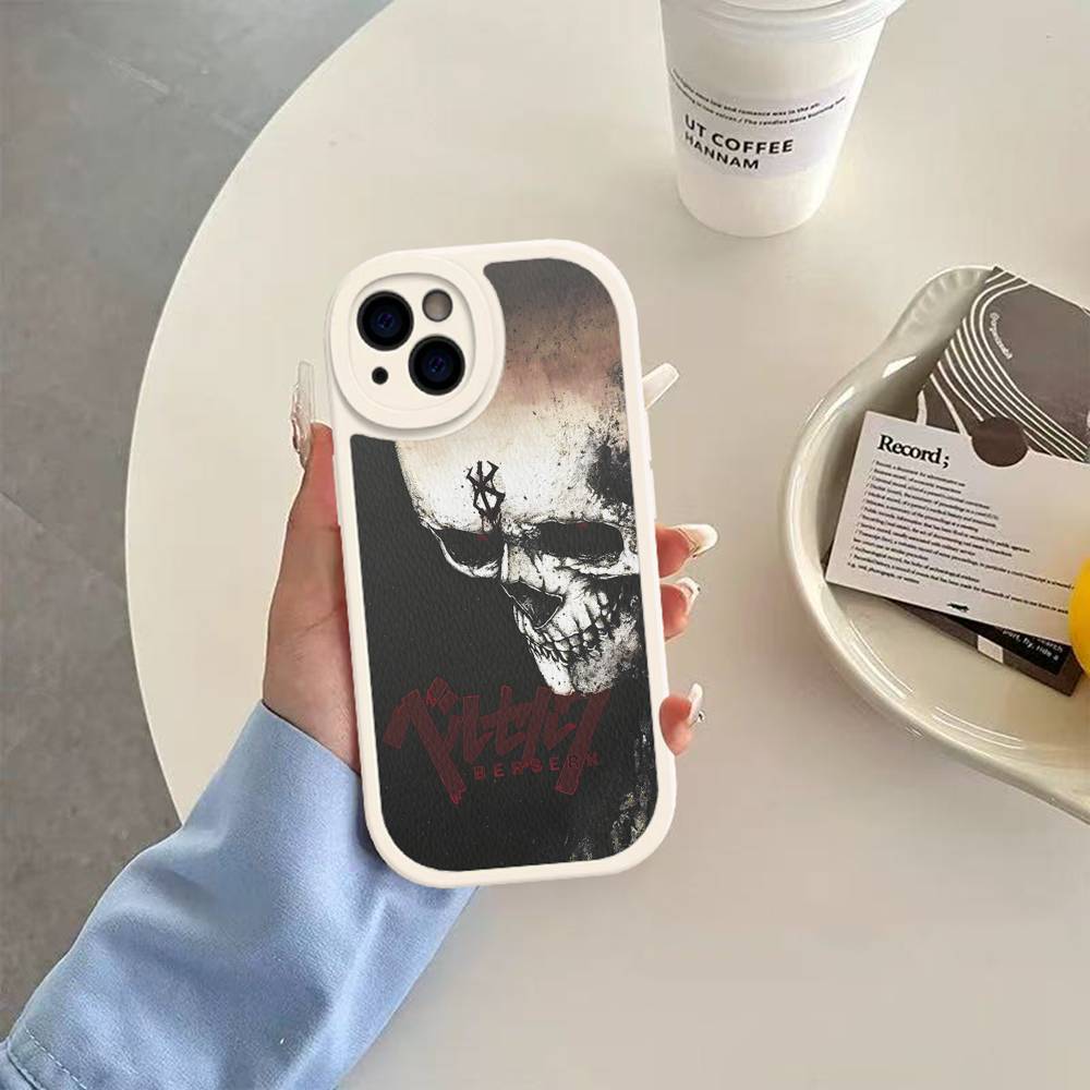 

Comic Cool Berserk Leather Phone Case For IPhone 16 15 14 17 Pro Max 11 12 Mini Plus Soft Shell iphone 13promax