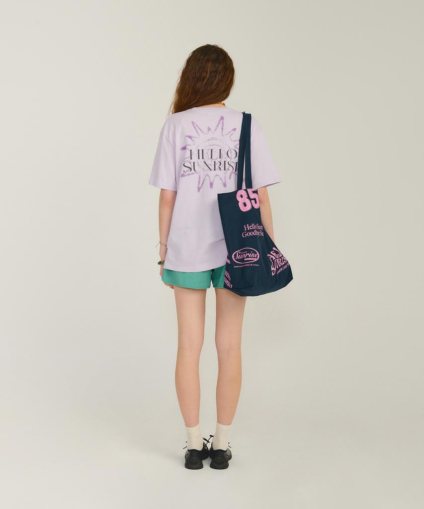 HELLO SUNRISE Hs Sunburst Icon Tee _Light Purple