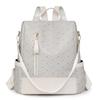 SchoolbagPU Backpack Women's 1011 New Simple Fashion Printing Large Capacity Women's Travel Backpack Mommy Bag