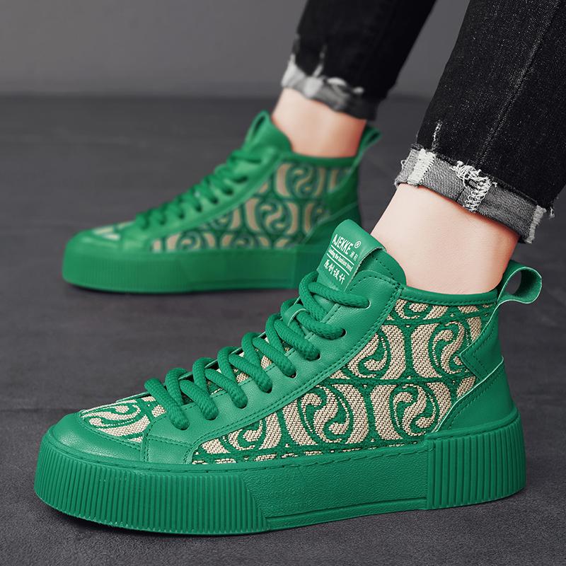 Μάρκα Μόδας Ψηλές Καμβάς Παπούτσια Ανδρικά Μόδα Πλατφόρμα Ανδρικά Βουλκανιζέ Παπούτσια Κινέζικα Ανδρικά Κόκκινα Καμβάς Αθλητικά Παπούτσια Σχεδιαστής Εσπαντρίγιες