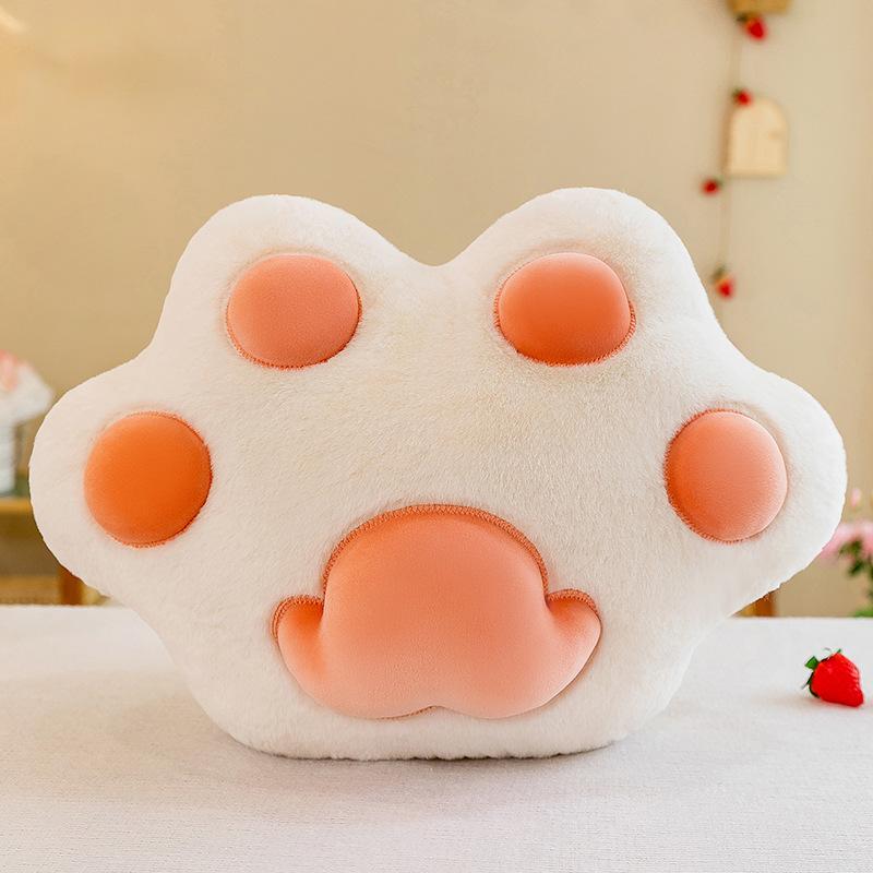 Perna Decorativă Labă de Urs Drăguță Jucărie de Pluș Perna Labă de Pisică Perna de Scaun pentru Living Tatami Acasă Birou Spătar