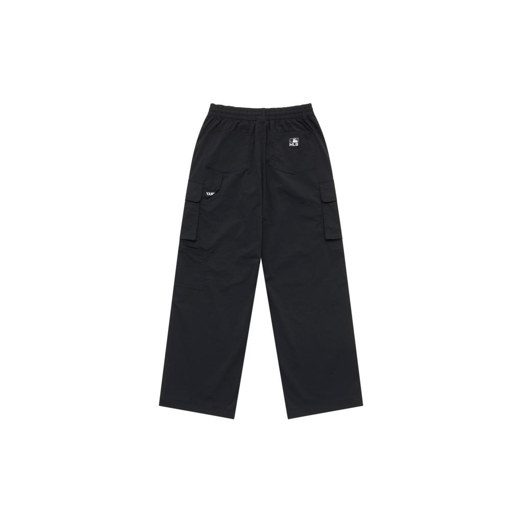 New MLB New York Yankees Basic Collection SS25 Cargo Pants Unisex Black 3AWPB0953-50BKS