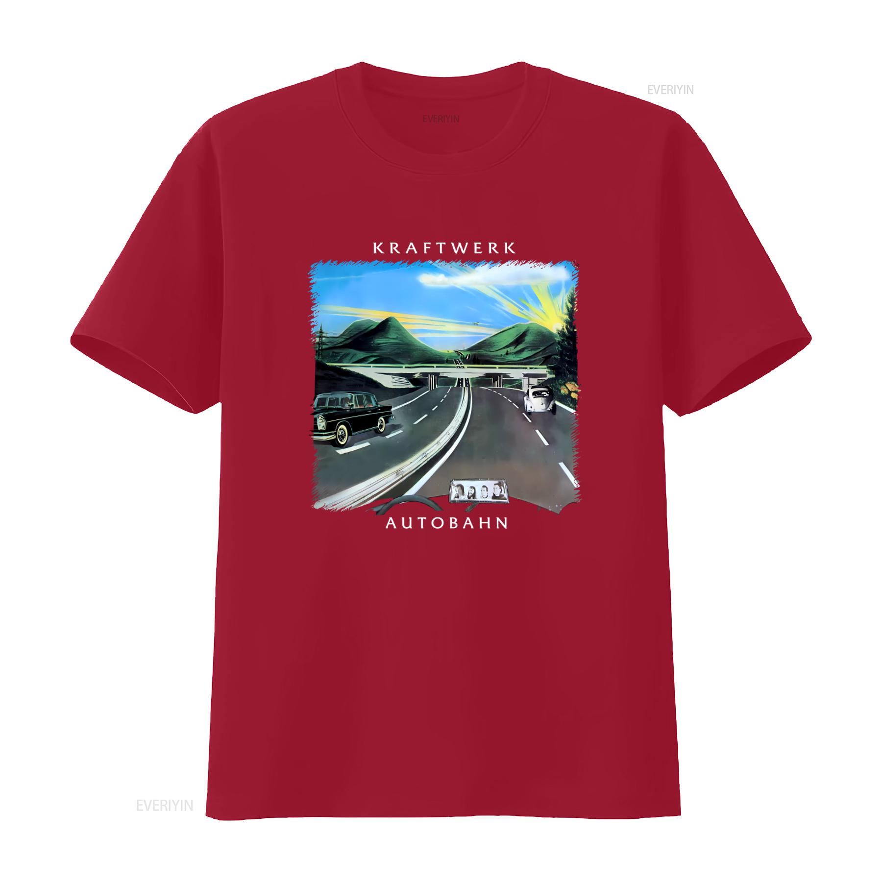 Kraftwerk Autobahn Electronic Music Vintage Retro T Shirt Ralf Hutter Florian Schneider vintage Washed designer clothes S
