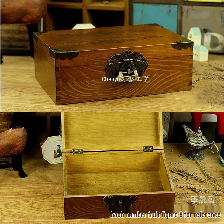 Cheng Yu Antique Alloy Jewelry Box Latch - Wooden Gift Box Lock Accessories