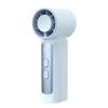 2026 Rechargeable Mini Handheld Fan: Ice Pack Cooling, Digital Display, High-Speed Turbine, Portable & Brushless.