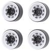4Pcs Beadlock Wheels 1in       for   ATV RC Car Body Parts with Screws