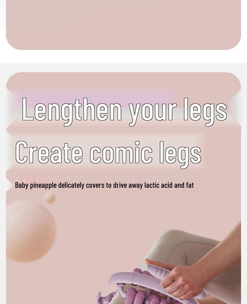 26-Wheel Ring Leg Massager: Relax Calf Muscles, Slim Legs, and Enhance Beauty with This Yoga Massage Roller