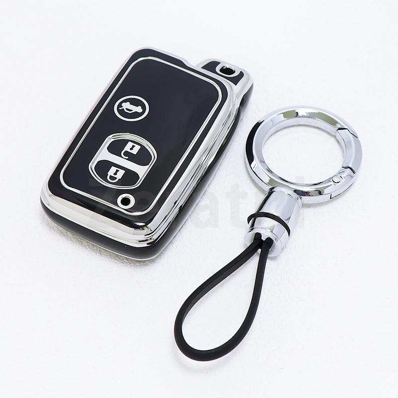 3 Button Keyless For Lexus Lc 200 Key Cover Holder Remote Car Key Case For Toyota Prius 30 Alpha Aqua Land Cruiser Auris