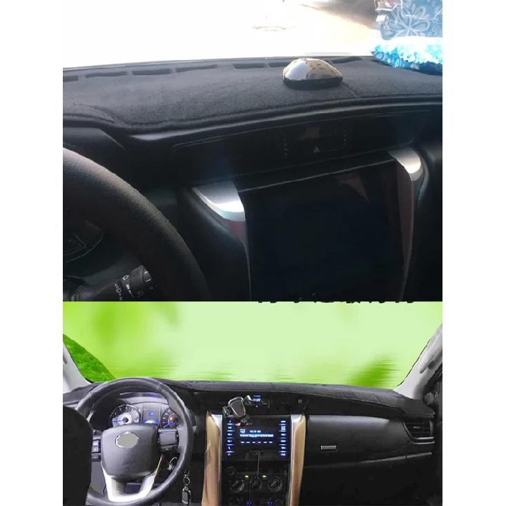 For Toyota Fortuner TRD AN160 N15 N16 N155 156 168 2016-2025 Dashmat Dashboard Cover Trument Panel Sunscreen Anti-Dirt Pad