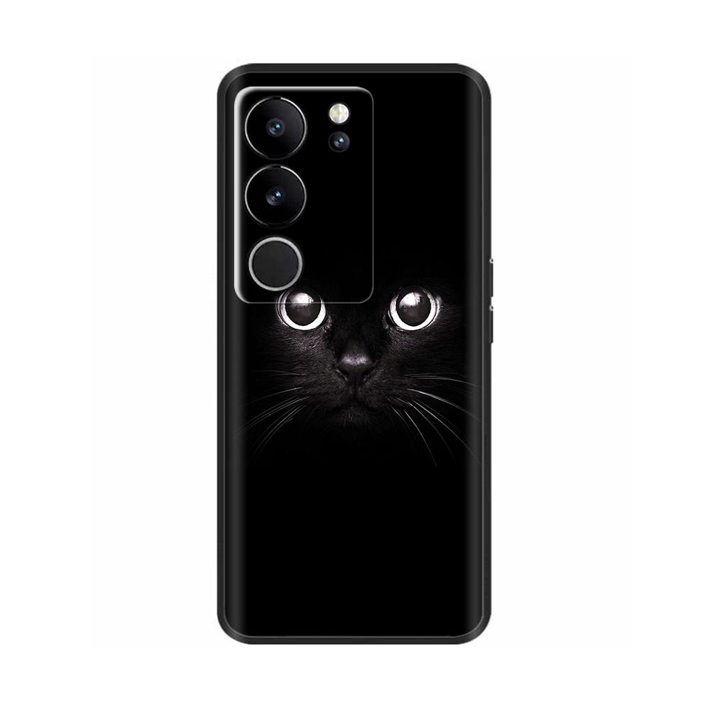 6,78' Für Vivo V29 5G Hülle V 29 Silikon TPU Weicher Stoßfänger Handyhülle für VIVO V29 V2250 VivoV29 Hüllen Schutzhülle Tasche Coque