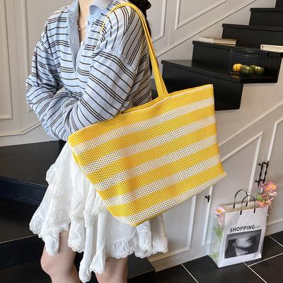 Summer Ladies Beach Bag  New Large Capacity Tote Bag Fashion Woven Handbag Versatile Shoulder Bag