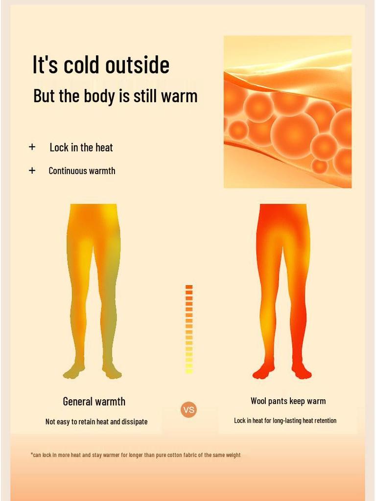 Seamless Cashmere Slimming Wool Pants for Men and Women - Ultra-Thin, Warm Autumn/Winter Knitwear