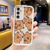 Cartoon Cute Capybara For Samsung Galaxy Case S24 S23 S22 S21 Ultra Plus Fe A55 A54 A53 A52 A35 A25 A15 A14 5G Phone Y2k Cover