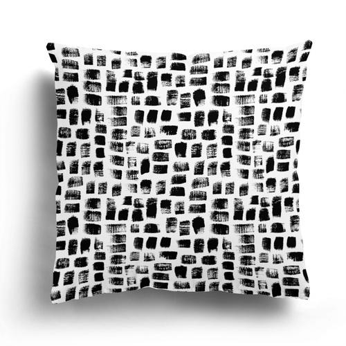 Nordic Black and White Simple Geometric Printing Pattern Cushion Cover Home Living Room Sofa Decoration Pillow Pillow Cover