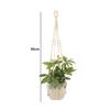 Gardening Plant Hanging Baskets Flower Pot Handmade Macrame Knotted Rope Flower Pot Bohemian Style for Home Balcony Decoration