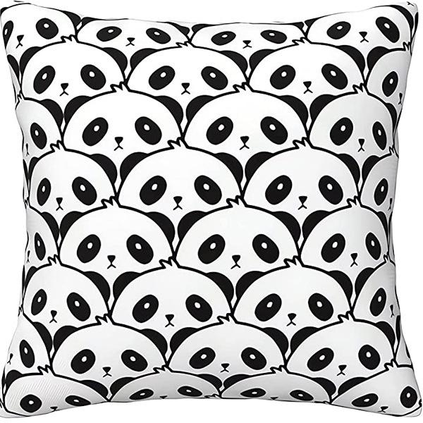 Super Cute Cartoon Linen Pillow Case Digital Printed Cushion Sofa Bed Pillow Simple