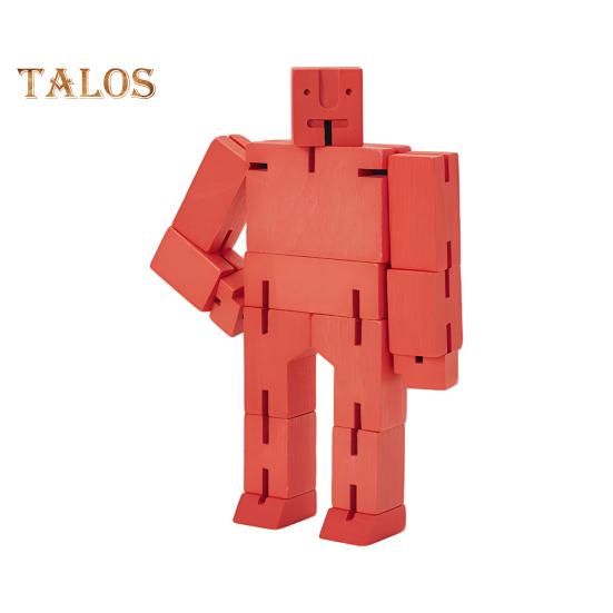 

Деревянный кубик-робот, игрушка, обучающий робот-трансформер, фигурка, 3D-головоломка, скрученный кубик-робот, строительный блок, игрушка для малышей, мальчиков и девочек, подарок красный