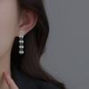 Square Hollow Hexagonal Star Oval Piece Long Tassel Earrings Earrings for Women, Simple Hexagonal Star Earrings