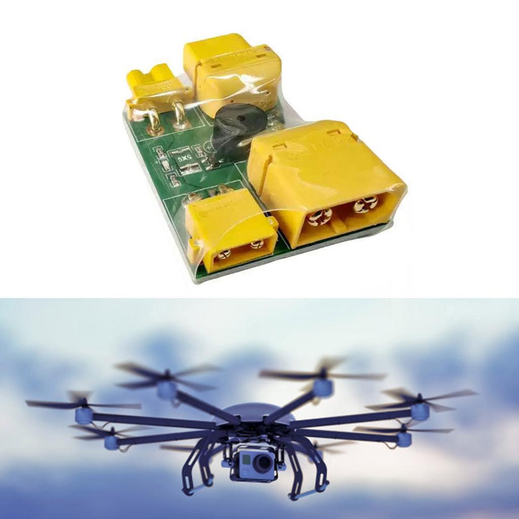 XT30/XT60 Alarm Dźwiękowy Smokes Stopper 2-6S Bezpiecznik Wtyczka Bezpieczeństwa Zabezpieczenie przed Zwarciem dla Dronów FPV Sterowanych Zdalnie