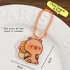 Funny Cartoon Capybara Keychain Creative Cute Capybara Pendant  Simple Backpack Decoration Accessories Birthday Gifts