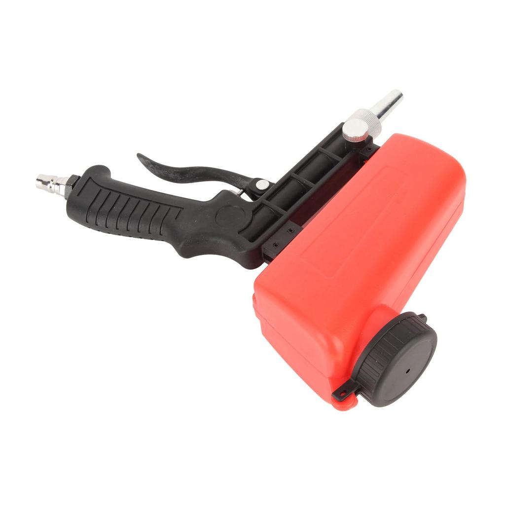 Mini, Lightweight Sandblaster Tool for Spray Polishing, Deburring, Rust Removal, and Detail Trimming, All-Aluminum, Pneumatic, Handheld