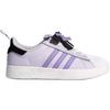 Adidas Originals Superstar 360 Versatile Comfortable Low-Top Kids Sneakers Kids Sneakers Purple KJ7597