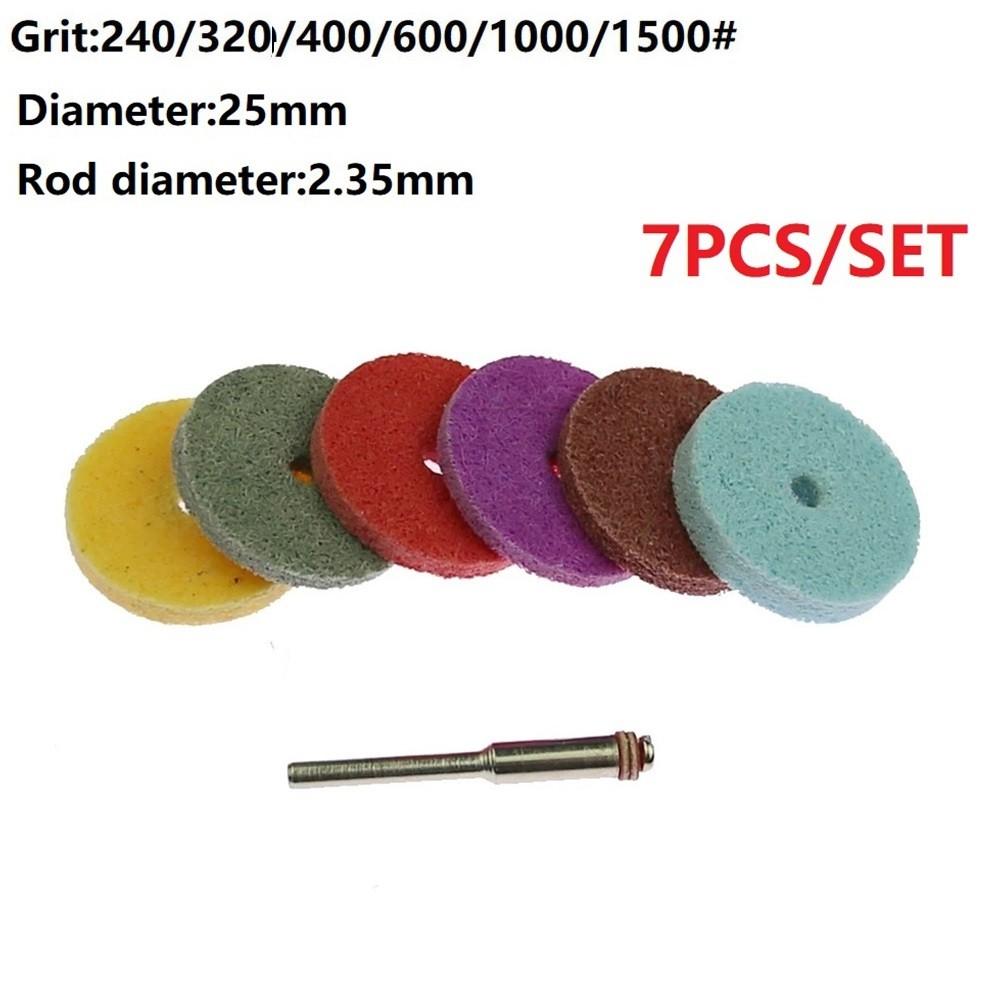 Wheel Grinding Disc Polishing Wheels 25mm /1inch 7pcs/set