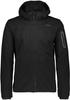 CMP Light Softshell Jacket with Detachable Hood (39A5027) Black