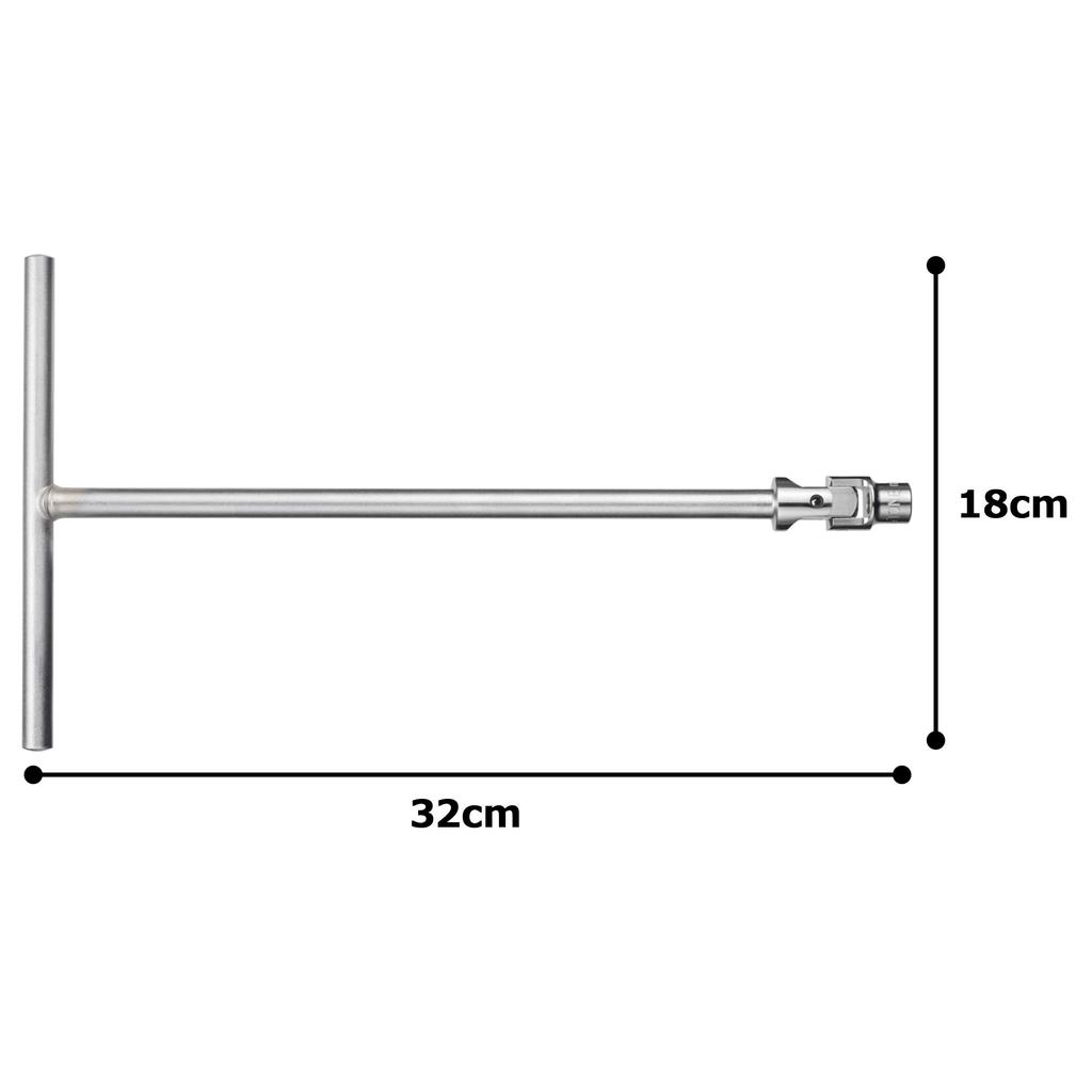 TONE flex wrench socket 10mm wrench size T-type (square type) TF-10K,