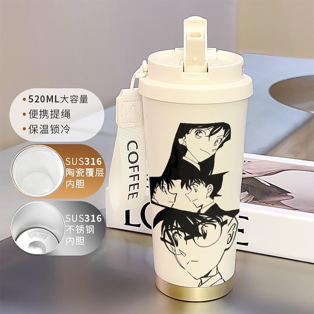 Monster Thief Kidd 111 Stainless Steel Thermos Cup Water Cup Detective Conan Student New Portable Large Capacity