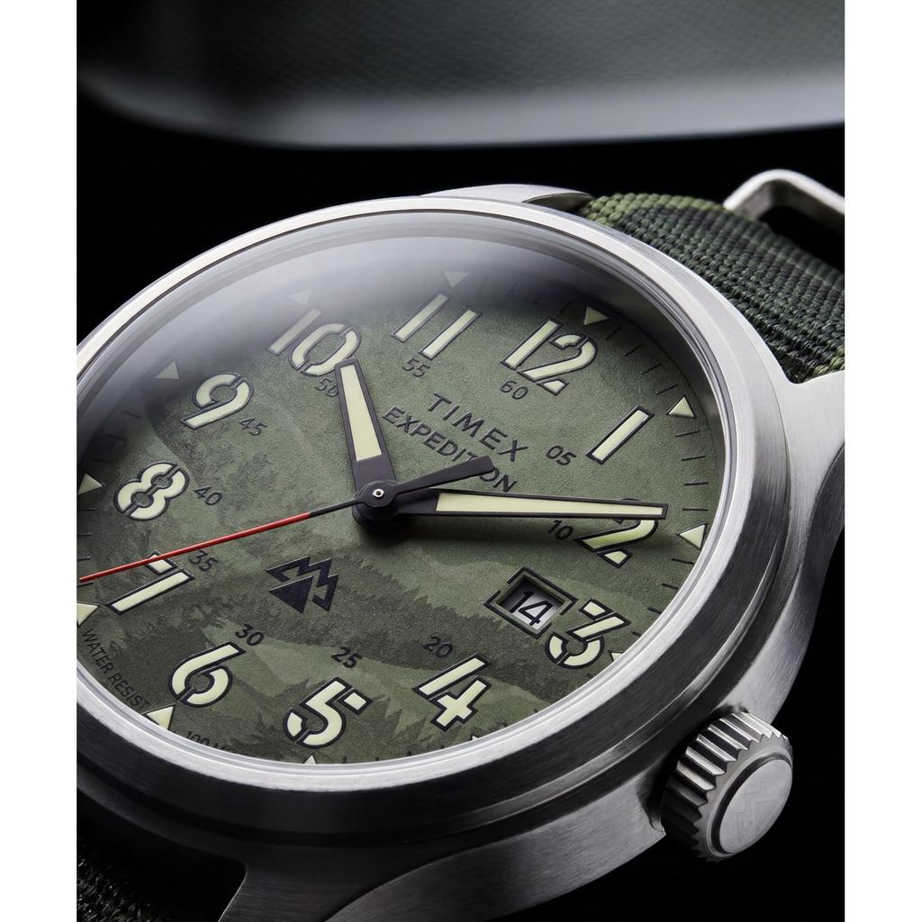 Expedition Sierra 10 ATM Water Mineral Green Unisex [TIMEX] Watch, Quartz, Resistant, Glass, Dial, TW2Y89500, [Authentic]