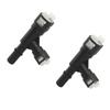 2x Auxiliary Heater Hose Connector For Chevrolet Tahoe Cadillac Escalade 800-414
