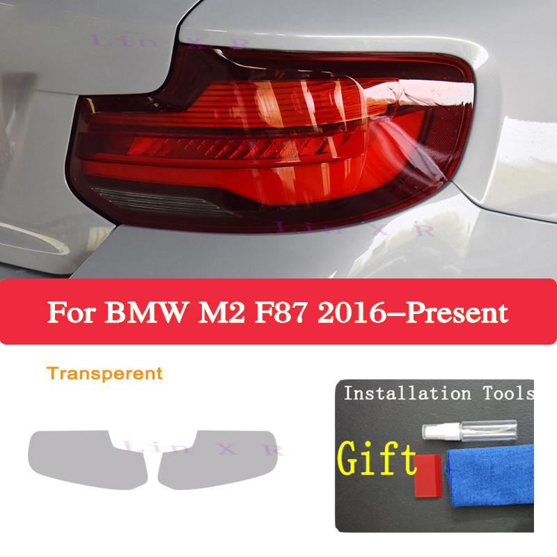 

For BMW 2 Series M2 F87 2016- Car Exterior Headlight Anti-scratch Front Lamp Tint TPU Protective Film Repair Accessories Taillight T